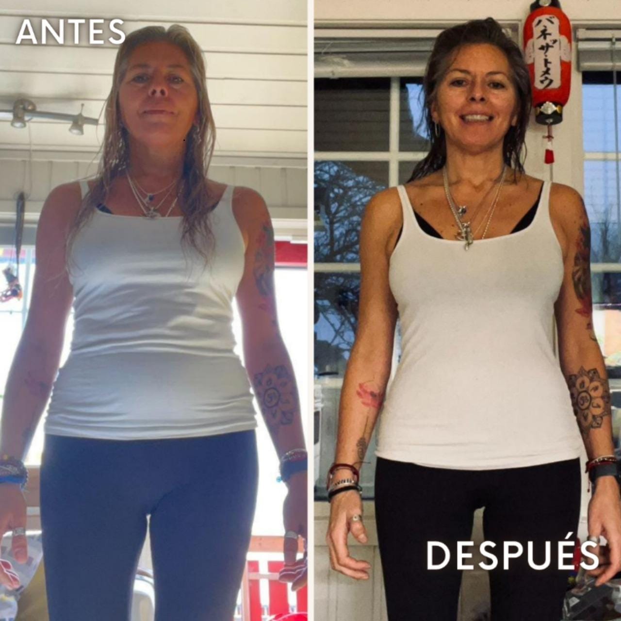 Vanesa - antes y después